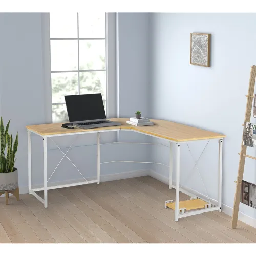 Image of Aprodz Duane 59" x 59" L-Shaped Desk