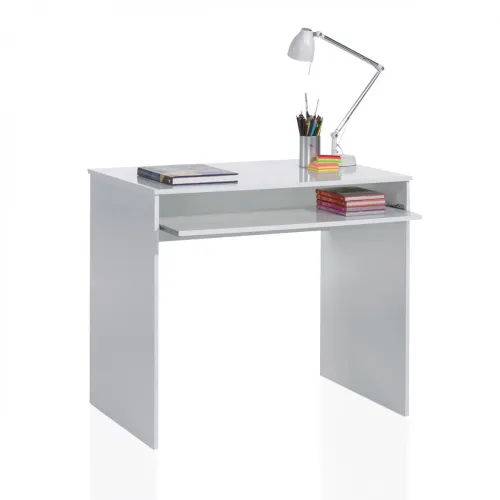 Image of APRODZ Mango Wood Aires Study Desk Table for Home and Office | White Finish