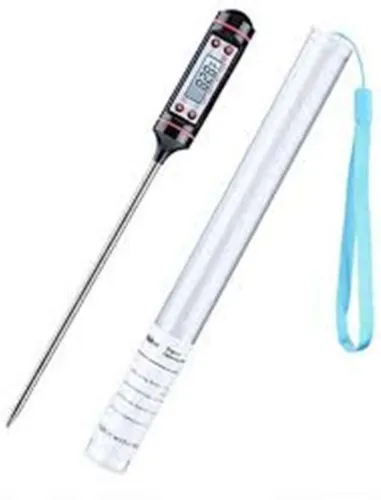 Image of AQRate Food Thermometer with Fork Kitchen Thermometer