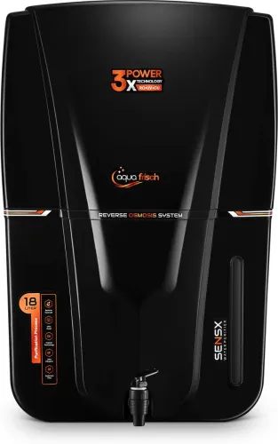 Image of Aqua Frisch Prime Audi 18 L RO + UV + UF + Copper + TDS Control Water Purifier (Black)