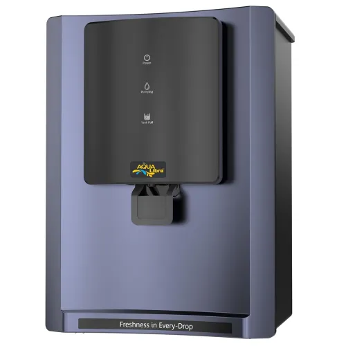 Image of Aqua Libra ISI Mark Water Purifier Filter for Home With RO+UV+UV LED, 12 L Tank, Suitable For Borewell, Tanker, Black & 