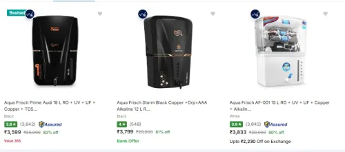 Image of Aqua Frisch Home Appliances at minimum 80% Discount