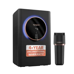 Aquaguard Aspire Glow RO+UV+Copper+Alkaline Water Purifier | India’s 1st 4-Year Unconditional Warranty | Intelligent Halo Lights | 5th Gen UV LED | 12-Stage | No AMC Required | Zero Hidden C...