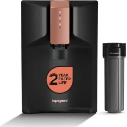 Aquaguard Enrich Glory ROUVUF CUALK 2X 6 L RO + UV + UF Water Purifier with Copper & Alkaline Booster 4 Year Service Coverage 2 Year Filter Life 12-Stage Purification Mega Sediment Filter 40...