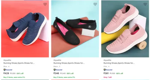 Image of Aqualite Women's Casual Shoes at minimum 60% Discount
