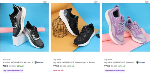 Image of Aqualite Women's Sports Shoes at minimum 80% Discount