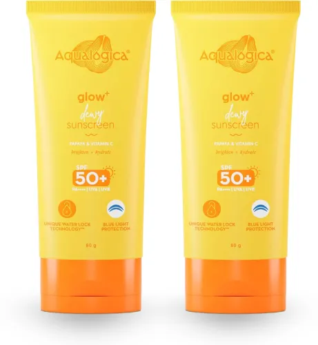 Image of Aqualogica Glow+ Dewy Vitamin C Sunscreen 160g