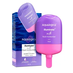 Aqualogica Illuminate + Milk Fluid Moisturizer With Wild Berries & Alpha Arbutin | Lightweight Milk-Like Texture | Evens