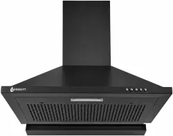 AQUALYT NOVA 60 WALL MOUNT BLACK 1250 CMH CHIMNEY