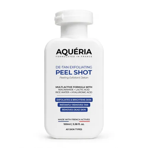 Image of Aqueria 10% Instant De-Tan Enzyme Peel Shot 100ml