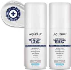 aqueria Multi Active Underarm Roll On | 5.5% AHA BHA, Niacinamide - Aqua Fragrance Deodorant Roll-on  -  For Men & Women