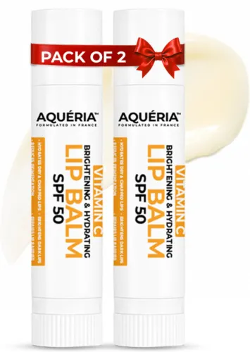 Image of Aqueria Brightening & Hydrating Lip Balm SPF 50 for Dark & Pigmented Lips