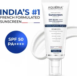 Aqueria Brightening & Hydrating SPF 50 PA++++ Sunscreen (100g)