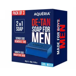 Aqueria De-Tan & Brightening 2-in-1 Bath Soap for Men