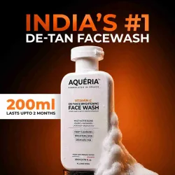Aqueria De-Tan & Brightening Face Wash 200 ml
