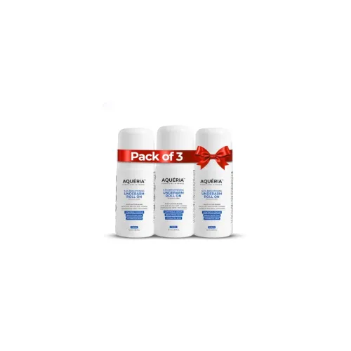 Image of Aqueria Pack of 3 Underarm Brightening Roll-On (50ml x 3)
