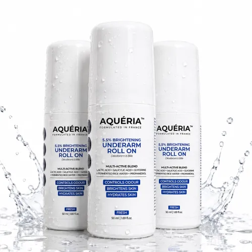 Image of Aqueria Underarm Brightening Roll-On 50ml Pack of 3