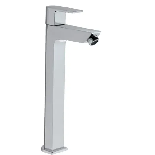Image of Aquieen Brass Basin Tap, Silver, Chrome Finish