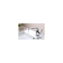 Aquieen Hot & Cold Wash Basin Mixer Tap (Nexa) - Copper, Chrome