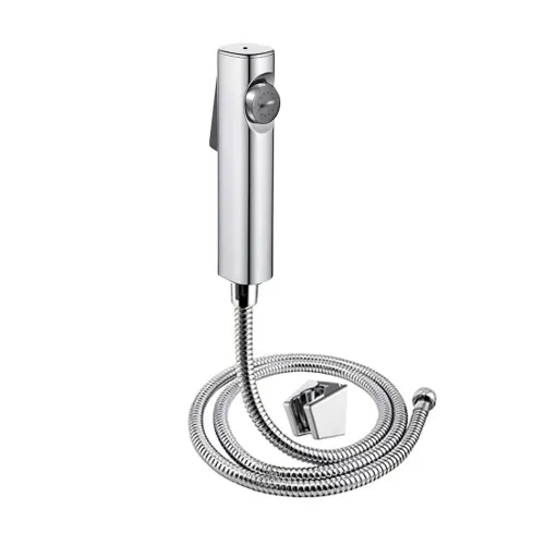 Image of Aquieen ABS Health Faucet Set with 1 Meter SS 304 Shower Tube & Wall Hook (Zura Dual Flow)