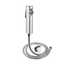 Aquieen ABS Health Faucet Set with 1 Meter SS 304 Shower Tube & Wall Hook (Zura Dual Flow)