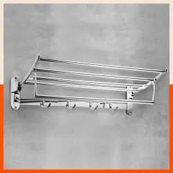 Aquila by Bathla Stainless Steel Towel Rack (Large - 24 inches)