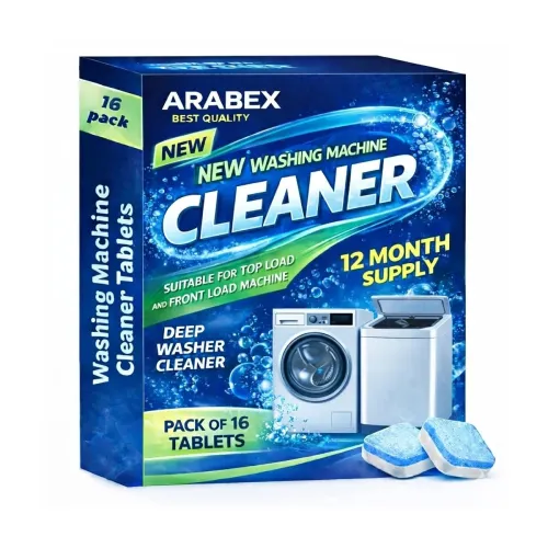 Image of ARABEX Washing Machine Cleaner Tablets (16Tablets)