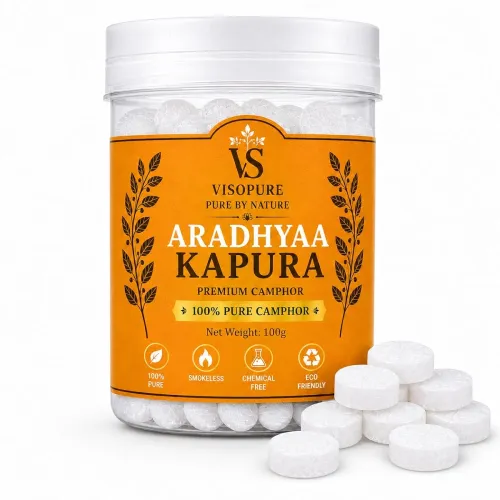 Image of Aradhyaa Camphor Tablet 100g Jar - Pack of 1 