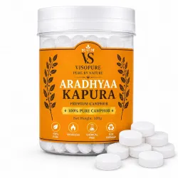 Aradhyaa Camphor Tablet 100g Jar - Pack of 1