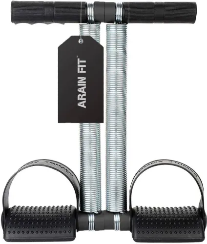 Image of ArainFit Black Double-Spring Tummy Trimmer