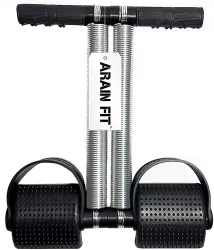 ArainFit Double Spring Tummy Trimmer (Silver)