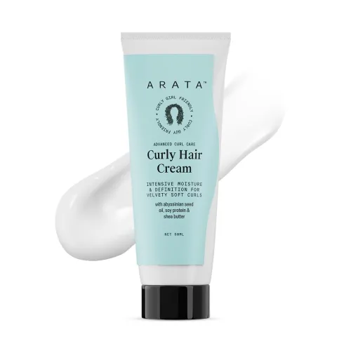 Image of Arata Curl Cream for Frizzy & Curly Hair, 50g