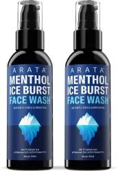 ARATA Menthol Ice Burst Face Wash (200ml)