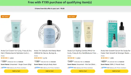 Image of Arata Super Serum Loot Shopping ₹199 [FREE 30ml Serum]