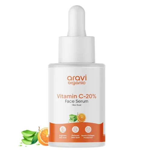 Image of Aravi Organic 20% Vitamin C Brightening Face Serum