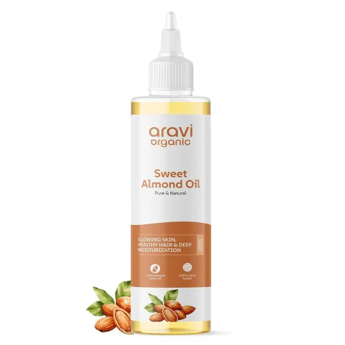 Image of Aravi Organic Cold Pressed Almond Oil 