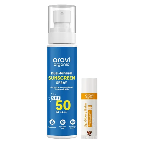 Image of Aravi Organic Sun & Lip Care Combo 