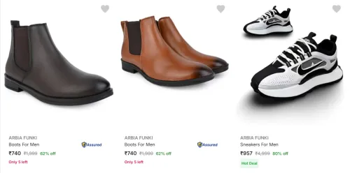Image of Arbia Funki Men’s Casual Shoes upto 80% Discount