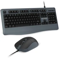 Archer Tech Lab ACE-K200 Wired Keyboard and Mouse Combo 104 Keys, 1200 DPI Mouse