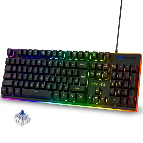 Image of Archer Tech Lab Mechanical Gaming Keyboard 