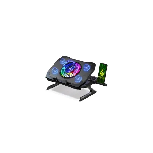 Image of Archer Tech Lab RGB Gaming Laptop Cooling Pad Stand with Aluminum Metal Grid