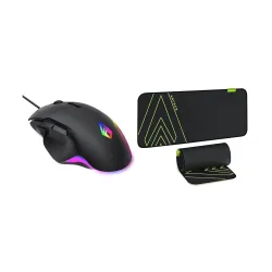 Archer Tech Lab AirCase Recurve 300 Wired Gaming Mouse,12000 DPI with 1000Hz Polling Rate 8 Buttons, Support