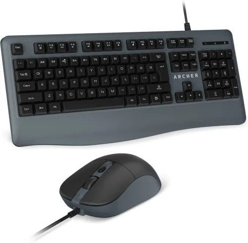 Image of Archer Tech Lab Wired Keyboard and Mouse Combo