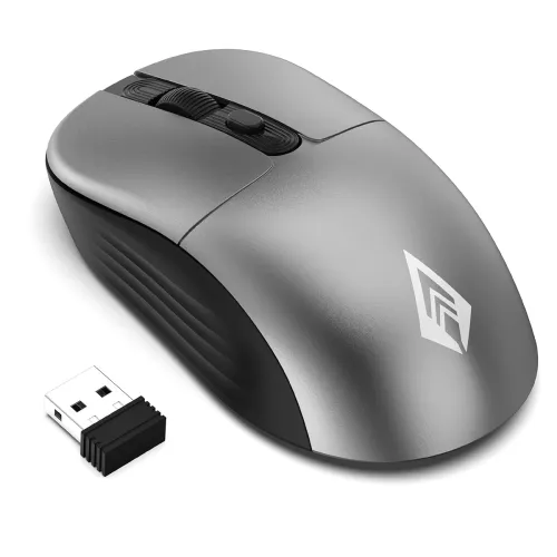 Image of Archer Tech Lab Wireless Mouse, 2.4GHz USB Nano Receiver, 3 DPI (800/1200/1600), Ergonomic Lightweight Design 55g, 10M R