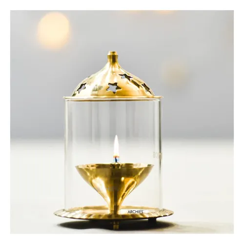 Image of Archies Brass Akhand Diya