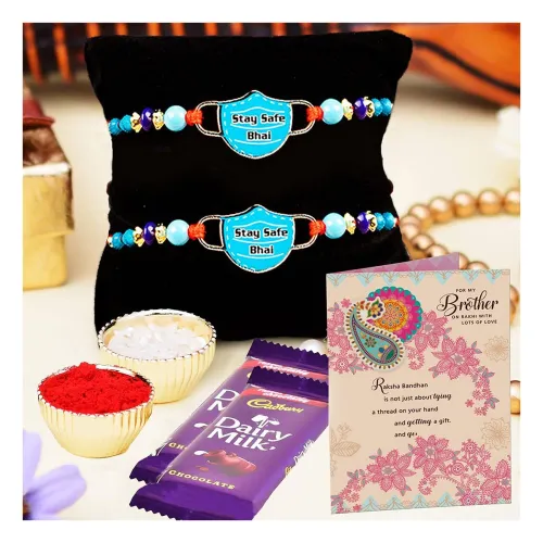 Image of ARCHIES Rakhi for Brother Special Rakshabandhan Set of 2 (Pack of 5)