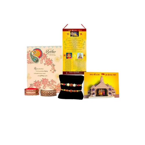 Image of ARCHIES GREATEST Rakhi Collection for Rakshabandhan | Rakhi For Brother | Rakhi for Bhaiya and Bhabhi | Rakhi Combo Gift