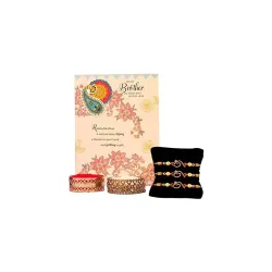 Archies Rakhi for Brother | Religious Designer Rakhi for Brother and bhabhi ET05