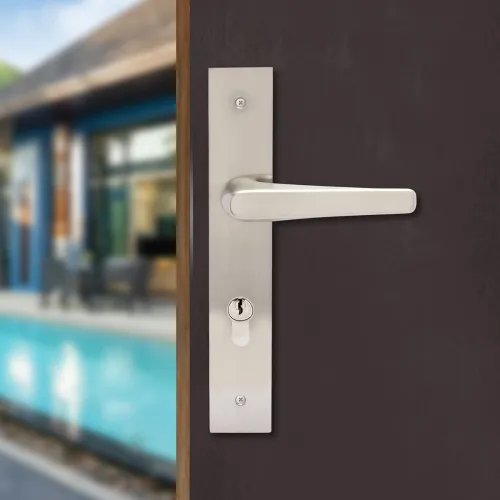 Image of ARCHIS MORTICE Handle ON Big Plate Model NO. 402 (SN)