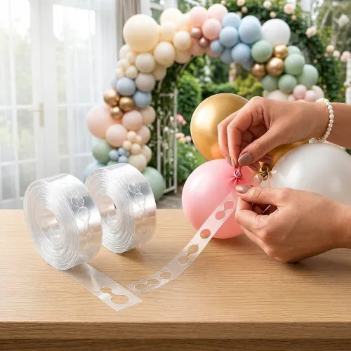 Image of ARCK Balloon Arch Strip Birthday Decoration Items Kit Balloon Decoration Strip